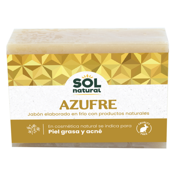Jabón natural de azufre - Sol Natural