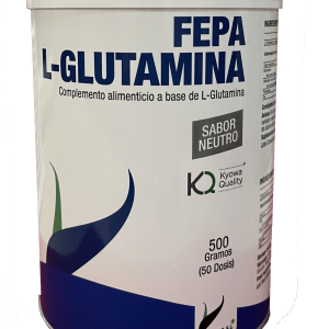 FEPA-L-GLUTAMINA 500 G. sabor NEUTRO (KIOWA)