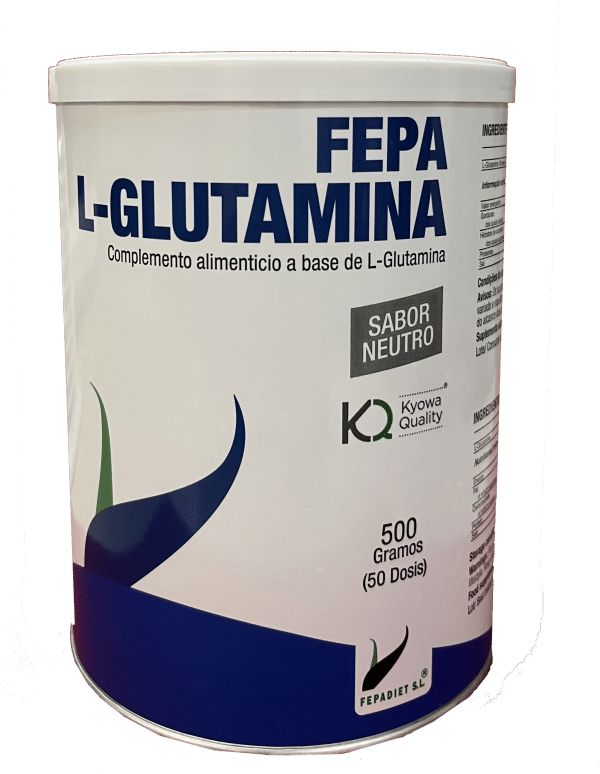 FEPA-L-GLUTAMINA 500 G. sabor NEUTRO (KIOWA)