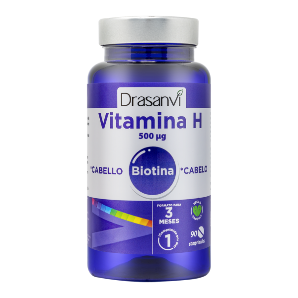 VITAMINA H 500µG BIOTINA 90 COMPRIMIDOS DRASANVI