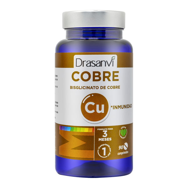 MINERAL BISGLICINATO COBRE 90 COMPRIMIDOS DRASANVI