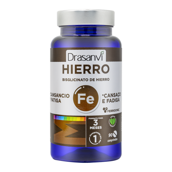 MINERAL BISGLICINATO HIERRO FERROCHEL 90 COMPRIMIDOS DRASANVI