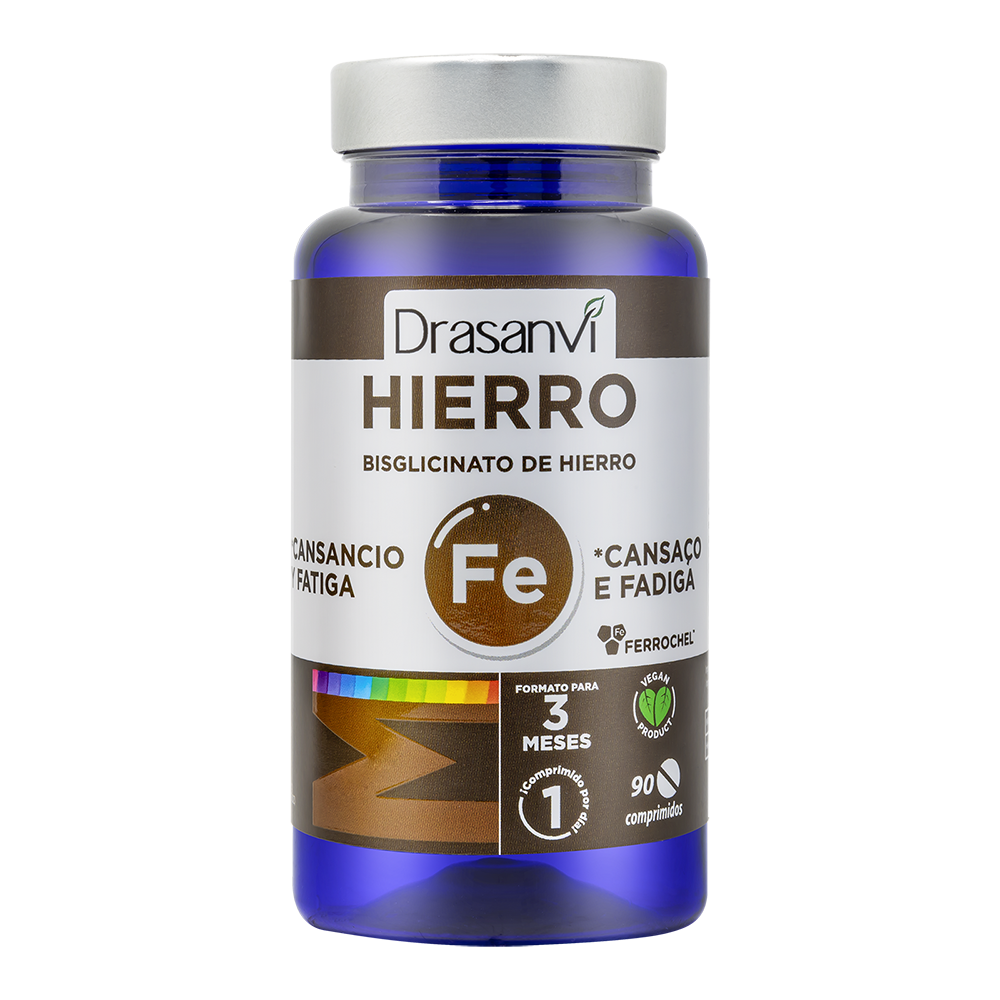 MINERAL BISGLICINATO HIERRO FERROCHEL 90 COMPRIMIDOS DRASANVI