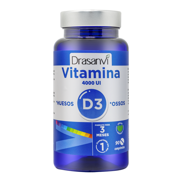 VITAMINA D3 4000 UI 90 COMPRIMIDOS DRASANVI